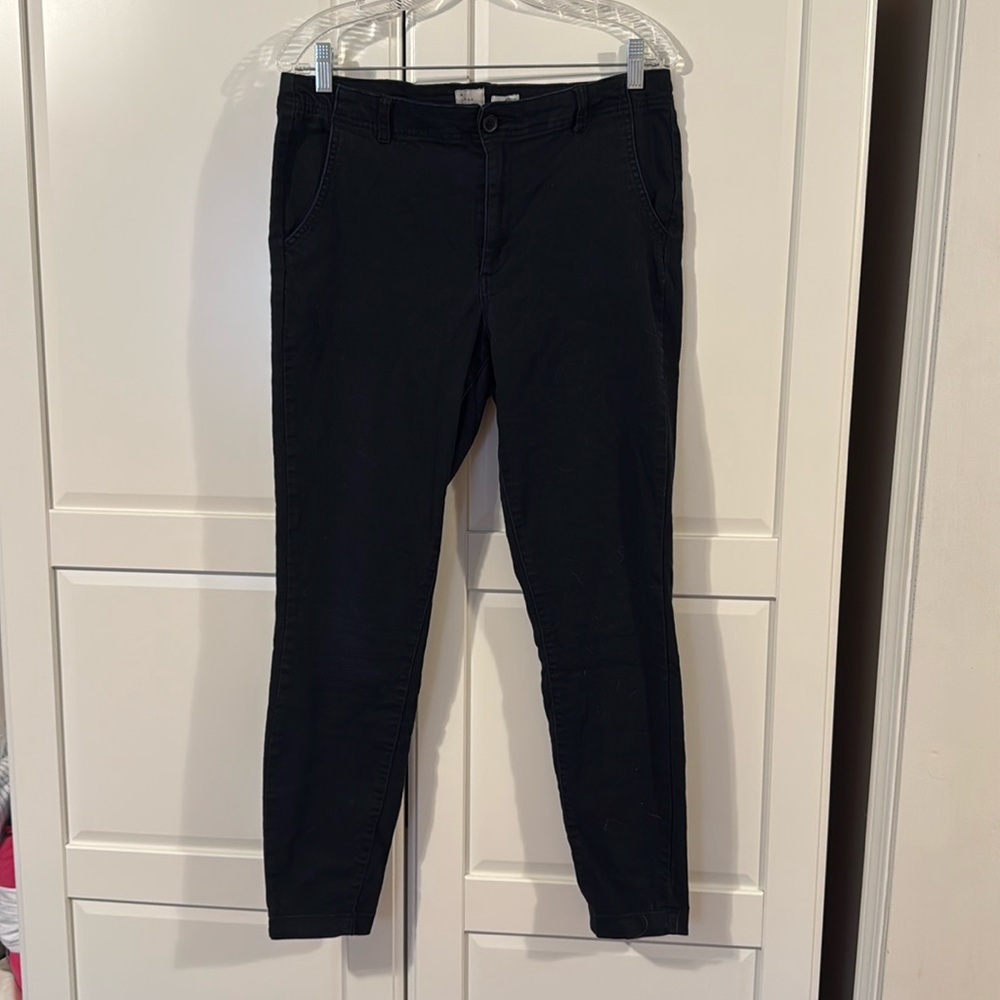 Size 14 a new day skinny pants black with stretch